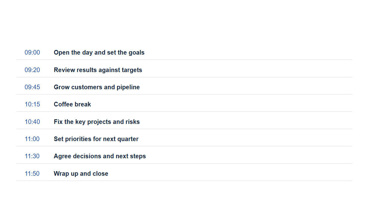 Agendas: List · Tiles · Compact