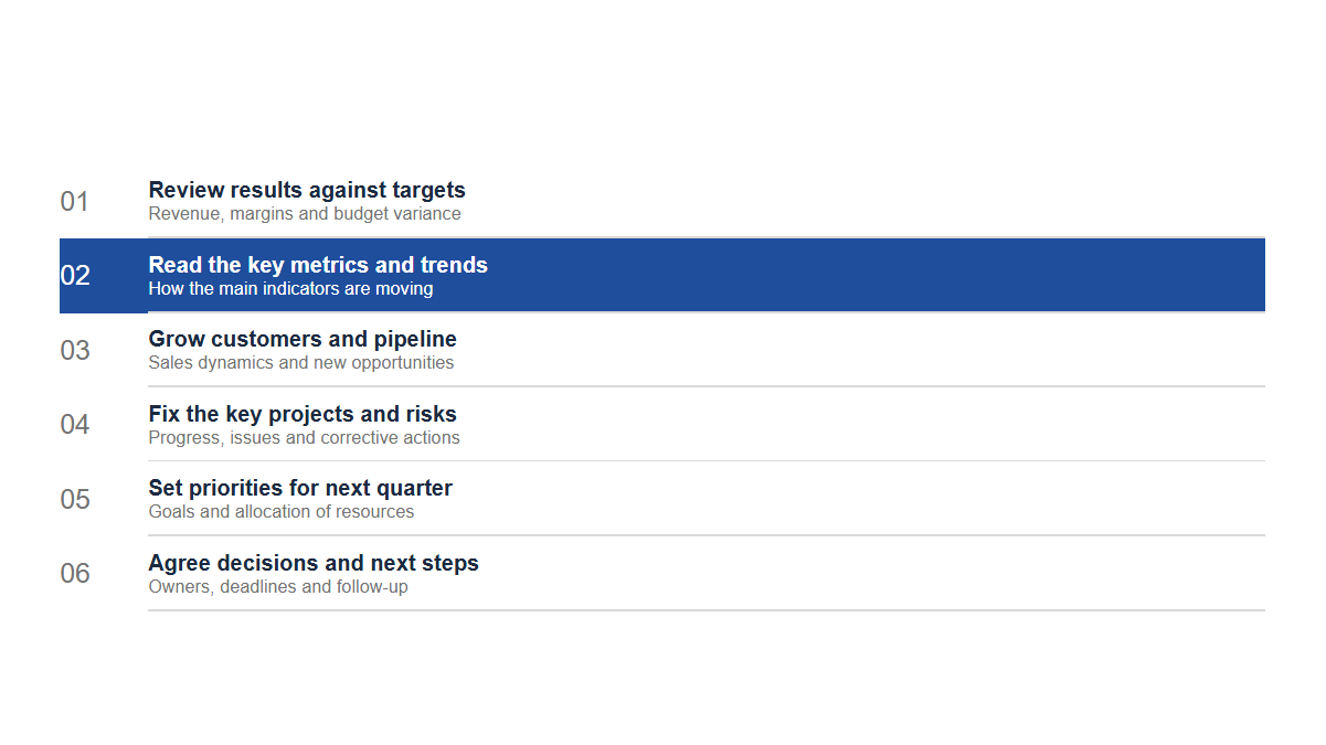 Agendas: Minimal · Lines · Accent